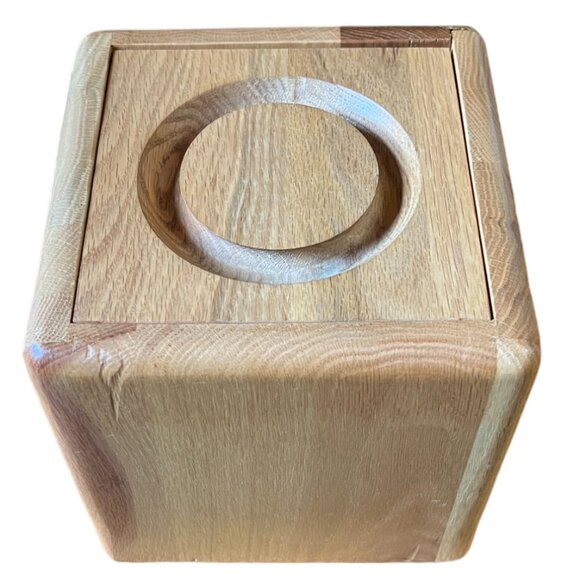 Vintage Butcher Block Ice Bucket - Picture 7 of 12